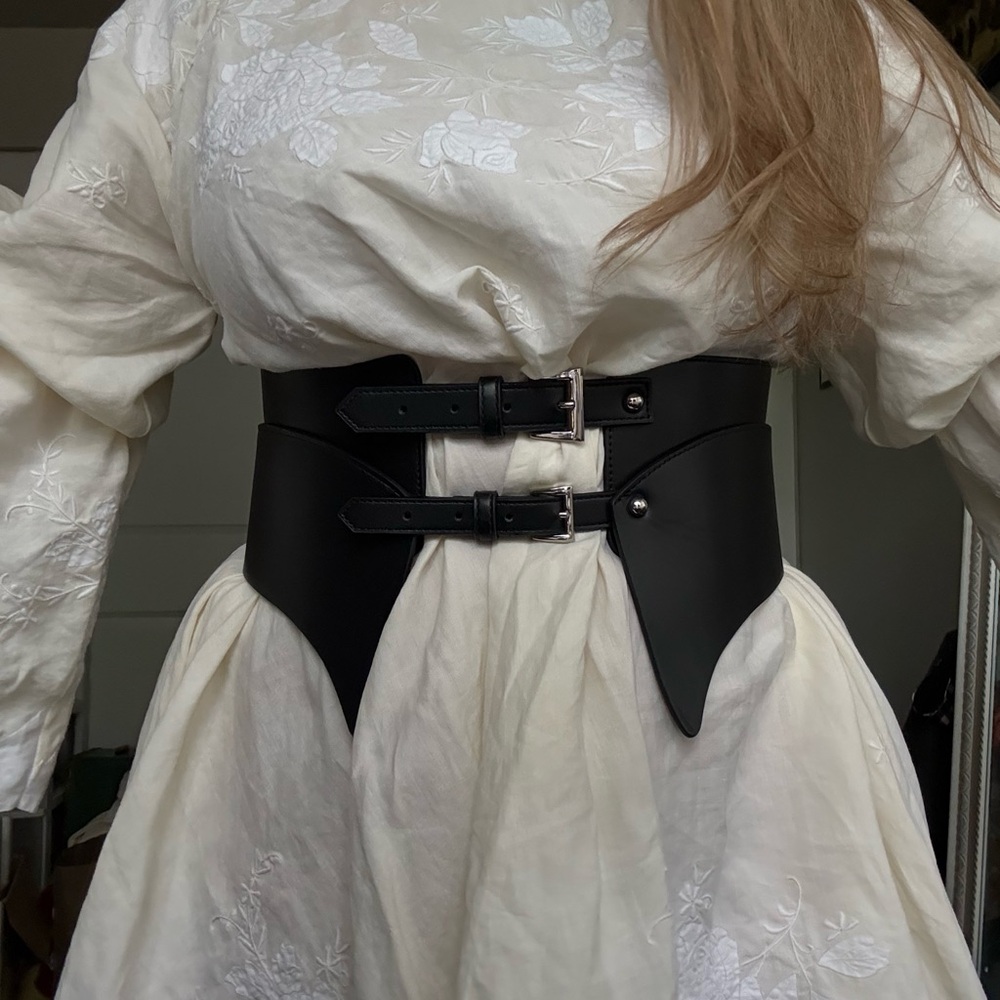 Disturbia Black Prophecy Peplum belt